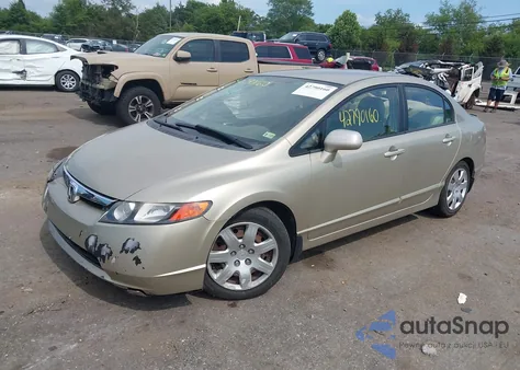 2007 Honda Civic Lx из США, поврежденный, VIN 1HGFA16537L105223